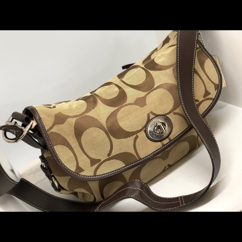 COACH💥SOLD OUT💥SIGNATURE SHOULDER CROSSBODY DUFFLE BAG